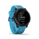 Garmin, Forerunner 945 Bundle, Watch, Watch Color: Black, Wristband: Blue - Silicone, 010-02063-10