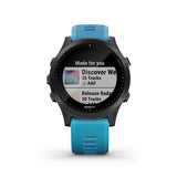 Garmin, Forerunner 945 Bundle, Watch, Watch Color: Black, Wristband: Blue - Silicone, 010-02063-10