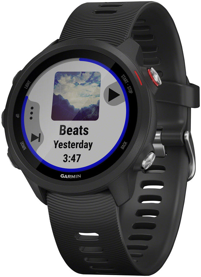 Garmin Forerunner 245 Music WiFi GPS Running Watch Black/Red – H8BIKES