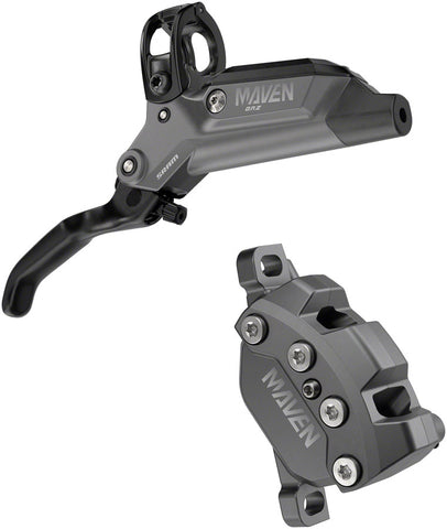 SRAM Maven Bronze Disc Brake and Lever - Front Post Mount 4-Piston Aluminum Lever SS Hardware Blast Dark Polar A1