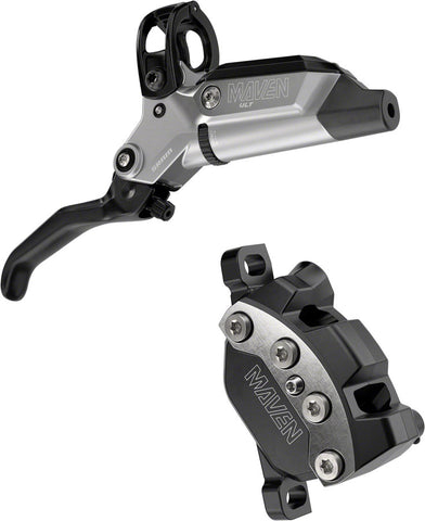 SRAM Maven Ultimate Stealth Disc Brake and Lever - Rear Post Mount 4-Piston Aluminum Lever Titanium Hardware Black/Silver A1