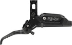 SRAM Maven Silver Disc Brake and Lever - Front Post Mount 4-Piston Aluminum Lever SS Hardware Black A1