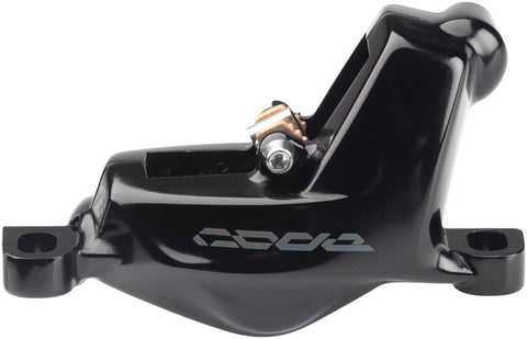 SRAM Code Silver Stealth Disc Brake Caliper Assembly - Front/Rear Post Mount 4-Piston Black C1