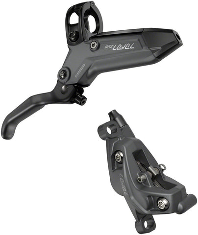 SRAM Level Bronze Stealth Disc Brake and Lever - Rear Post Mount 4-Piston Aluminum Lever SS Hardware Dark Polar C1