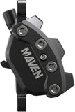 SRAM Maven Base Disc Brake and Lever - Rear or Front 2000mm Hose Post Mount 4-Piston Aluminum Lever SS Hardware Diffusion Black A1