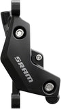 SRAM DB4 Disc Brake and Lever - Left Front or Rear 2000mm Hose Post Mount 4-Piston Aluminum Lever Diffusion Black A1