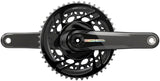 SRAM Force Crankset - 167.5mm 2x 12-Speed 46/33t Direct Mount DUB Spindle Interface Iridescent Gray D2