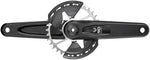 SRAM Eagle 90 T-Type Wide Crankset - 165mm 12-Speed 32t Chainring Direct Mount 2-Guards DUB Spindle Interface Black/Silver