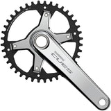 FRONT CHAINWHEEL, FC-U6030-1, CUES, FOR REAR 9/10/11-SPEED, 2-PCS FC, 170MM, 40T W/O CG, W/O BB PARTS, SILVER