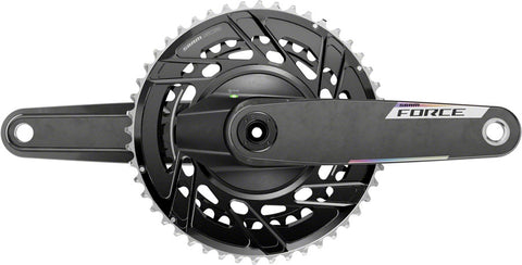 SRAM Force AXS Power Meter Crankset - 170mm 12-Speed 48/35t Thread Mount 8-Bolt PM Spider DUB Spindle Carbon E1