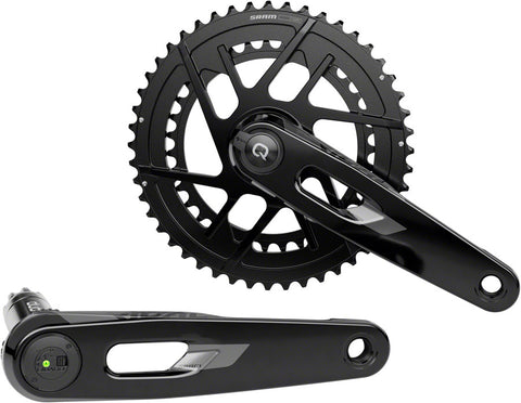 SRAM Rival AXS Power Meter Crankset - 172.5mm 12-Speed 46/33t 8-Bolt Direct Mount DUB PM Spindle Black E1