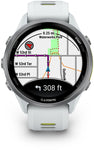 Garmin Forerunner 970  Titanium with Whitestone Case and Whitestone Translucent Amp Yellow Band