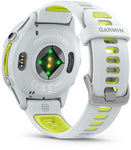 Garmin Forerunner 970  Titanium with Whitestone Case and Whitestone Translucent Amp Yellow Band