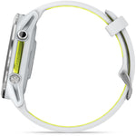 Garmin Forerunner 970  Titanium with Whitestone Case and Whitestone Translucent Amp Yellow Band