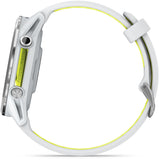 Garmin Forerunner 970  Titanium with Whitestone Case and Whitestone Translucent Amp Yellow Band
