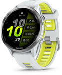 Garmin Forerunner 970  Titanium with Whitestone Case and Whitestone Translucent Amp Yellow Band