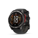 Garmin fenix 8, 51 mm, MicroLED, Sapphire, Carbon Gray DLC Titanium with Black/Pebble Gray Silicone Band