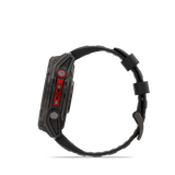 Garmin fenix 8, 51 mm, MicroLED, Sapphire, Carbon Gray DLC Titanium with Black/Pebble Gray Silicone Band
