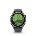 Garmin fēnix 8 Pro – 47 mm, AMOLED, Sapphire, Titanium with Graphite/Black Silicone Band