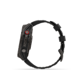 Garmin fēnix 8 Pro – 51 mm, AMOLED, Sapphire, Carbon Gray DLC Titanium with Black/Pebble Gray Silicone Band