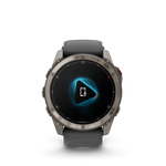 Garmin fēnix 8 Pro – 51 mm, AMOLED, Sapphire, Titanium with Graphite/Black Silicone Band