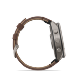 Garmin fenix 9 Pro – inReach, 51 mm Titanium with Walnut Leather Band