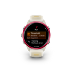 Garmin Forerunner 570 - 42mm  Raspberry Aluminum with Translucent Bone/Mango Band