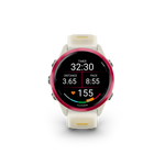 Garmin Forerunner 570 - 42mm  Raspberry Aluminum with Translucent Bone/Mango Band