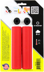 ESI MTB Ribbed Chunky Silicone Grips, Red