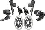 SRAM RED eTap AXS Electronic Road Groupset - 2x 12-Speed HRD Brake/Shift Levers Post Mount Disc Front/Rear Derailleurs 6-Bolt D1