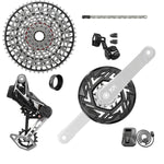 SRAM XX Eagle T-Type Ebike AXS Groupset - 104BCD 34T Derailleur Shifter 10-52t Cassette Clip-On Guard Arms not included