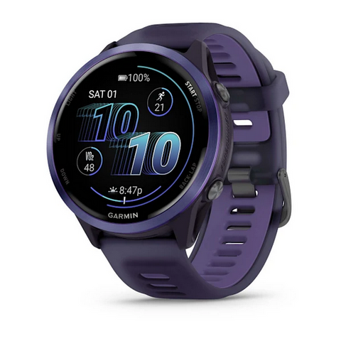 Garmin Forerunner 570 - 47mm  Indigo Aluminum with Translucent Imperial Purple Indigo Band