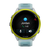 Garmin Forerunner 570 - 47mm  Amp Yellow Aluminum with Translucent Whitestone Turquoise Band