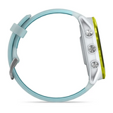 Garmin Forerunner 570 - 47mm  Amp Yellow Aluminum with Translucent Whitestone Turquoise Band
