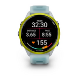 Garmin Forerunner 570 - 47mm  Amp Yellow Aluminum with Translucent Whitestone Turquoise Band