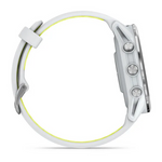 Garmin Forerunner 970  Titanium with Whitestone Case and Whitestone Translucent Amp Yellow Band