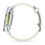 Garmin Forerunner 970  Titanium with Whitestone Case and Whitestone Translucent Amp Yellow Band