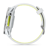 Garmin Forerunner 970  Titanium with Whitestone Case and Whitestone Translucent Amp Yellow Band