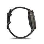 Garmin Venu 4 – 41 mm Slate with Black Silicone Band