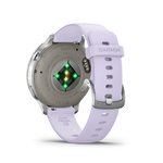 Garmin Venu 4 – 41 mm Silver with Periwinkle Silicone Band