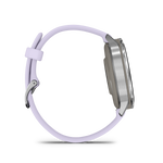 Garmin Venu 4 – 41 mm Silver with Periwinkle Silicone Band