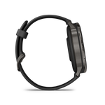 Garmin Venu 4 – 45 mm Slate with Black Silicone Band