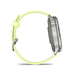 Garmin Venu 4 – 45 mm Silver with Citron Silicone band