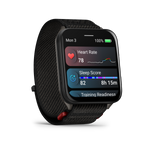Garmin Venu X1 Black with Slate Titanium Caseback and Black ComfortFit Nylon Band