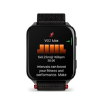 Garmin Venu X1 Black with Slate Titanium Caseback and Black ComfortFit Nylon Band