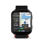 Garmin Venu X1 Black with Slate Titanium Caseback and Black ComfortFit Nylon Band