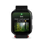Garmin Venu X1 Black with Slate Titanium Caseback and Black ComfortFit Nylon Band