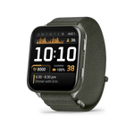 Garmin Venu X1 Moss with Titanium Caseback and Moss ComfortFit Nylon Band