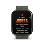 Garmin Venu X1 Moss with Titanium Caseback and Moss ComfortFit Nylon Band