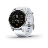 Garmin epix Pro (Gen 2), Standard Edition  42 mm, Silver with Whitestone Band